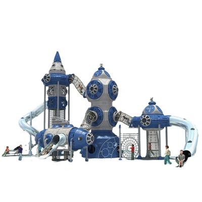 China New Arrival Kids Playground Equipment Outdoor Playground Funny Commercial Indoor PE Board Jumping Slide For Children for sale