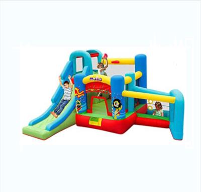 China New Flexible Cartoon Inflatable Trampoline Kids Jumping Castle Inflatable Trampoline Castle Slide Combo For Outdoor for sale