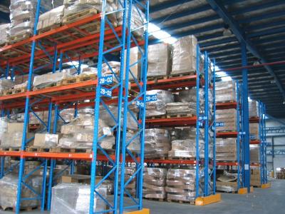 China High Density Storage System Heavy Duty Pallet Racking , Pallet Storage Racks for sale