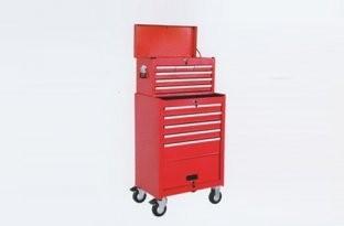 China Portable red 6 Drawer top chest & 5 Drawer O.8 - 1.0 steel tool chest roller cabinet for sale