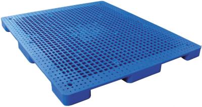 China Rackable reusable  Plastic Pallets recycling Nine - feet Perforated Flat Pallet for sale