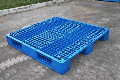 China Rackable Plastic Shipping Pallets For Storage / Distribution , Blue Plastic Pallet Recycling for sale