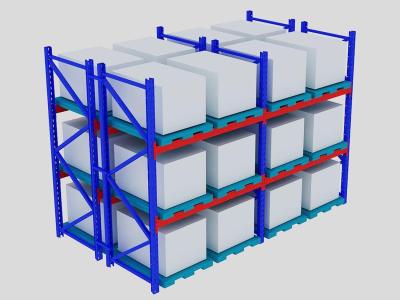 China Heavy Duty Selective Pallet Racking System , Warehouse Pallet Storage Rack Shelving for sale