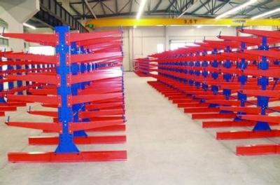 China Vertical Cantilever Pipe Racks Shelving Systems Industrial Steel Storage Racks for sale