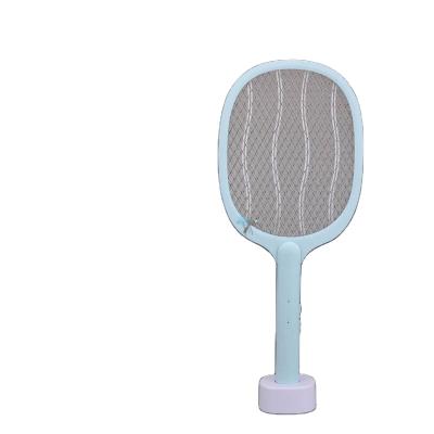 China Viable Dual Use Electric Mosquito Swatter USB Racket Fly Swatter Pest Control Mosquito Killer Fill Lamp for sale