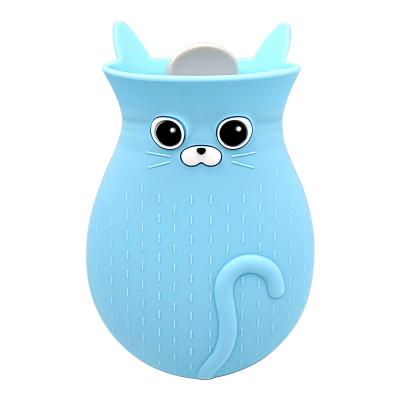 China Wholesale Custom Reusable Warming Corduroy Corduroy Factory Painting Mini Cute Cat Hand Warmer Protection PVC for sale