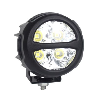 China JALN7 ATV Motorcycle LED Spotlight 6000K White 4 Inch Headlight 12V 40W Fog Driving Light Universal For 4x4 Truck SUV ATV for sale