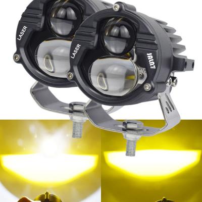 China Laser Motorcycle LED Headlight Faro Moto Driving Fog Lamp Projector 3