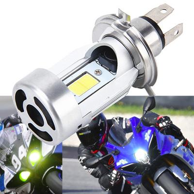 China All DC 12V Motorcycle MOTO Led H4 HS1 LED Headlight Bulb Motorcycle Light Lamp 12V Super White DC Yellow For Motorcycles for sale