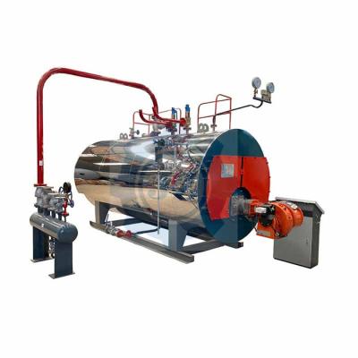 China 2ton/Hour, 2000kg/H, 150HP Horizontal Heavy Oil Gas Fired Steam Boiler for Cement Curing for sale