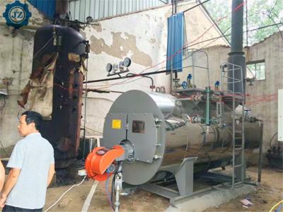 China 1500kg 1.5 Ton Oil And Gas Fired Industrial Steam Boiler For Food Processing Machinery for sale