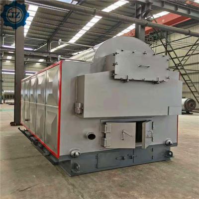 China 2ton 2000kg 10Bar Industrial Biomass Pellet Wood Chips Fired Steam Boiler For Food Mill for sale