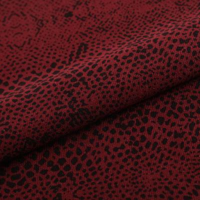 China Custom high quality leopard print design lay top polyester rayon spandex blend fabric Shrink-resistant for sale