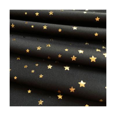 China Custom Backing Logo Knitted Luxury Jersey Fabric Spandex Fabric Glitter Shrink-Resistant for sale