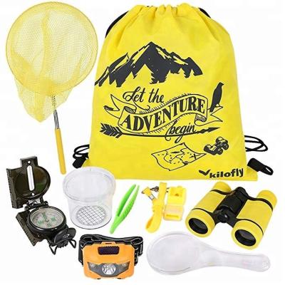 China Outdoor Exploration Kids 9-in-1 Nature Explorer Fun Backyard Bug Catching Kit Adventure Pack STB09 for sale