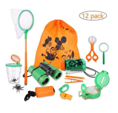 China Playing Outdoor Adventure Set for Kids - Explorer Kit, Educational Toys, Binoculars, Flashlight, Compass, Magnifying Glass for Hiking for sale