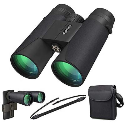 China Plastic& 12X42 Rubber Binoculars with Tripod Mount, Professional HD Compact Waterproof and Fogproof Telescope for sale