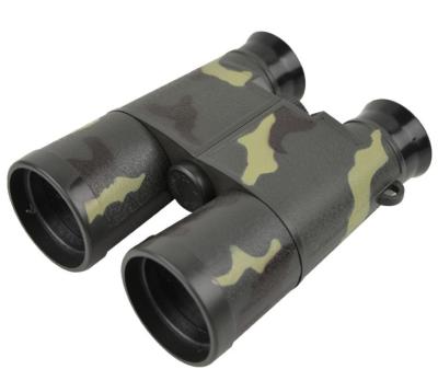 China Promotional ABS Plastic Rubber 4X35 CamoToy Binoculars Outdoor Adventure Exploration Army Binoculars Kit for sale