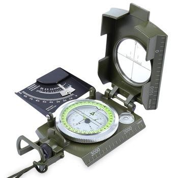 China Durable Camping Multifunction Compass , Waterproof Military Geological Marine Magnetic Compass With Luminous Effect For Outdoor Hiking for sale