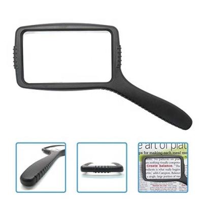 China Protect Eyes Wide Horizontal Magnifier Lens (3x Magnification) - Shockproof Housing & Scratch Resistant Design W/Large Viewing Area for sale