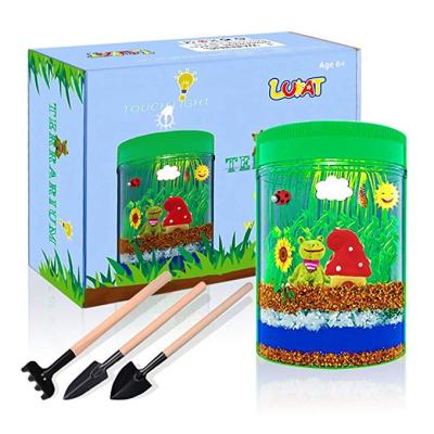 China Kids Toys For Children DIY Customized Toys Mini Garden Plant Grow Mini Greenhouse Kit For Kids for sale