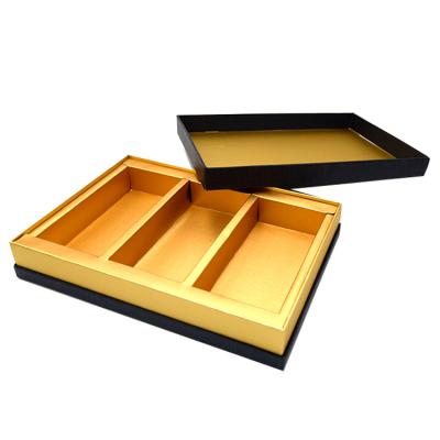 China Recyclable Wholesale Mooncake Lid And Bottom Packaging Box With Window Frosted Paper Pastry Box for sale