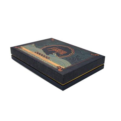 China Recyclable Luxury Moon Cake Gift Packaging Custom Mooncake Box With Inlay for sale