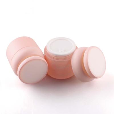 China Good Quality Acrylic Cream Jars Beautiful Viable Skin Care Cosmetic Containers For Sale for sale