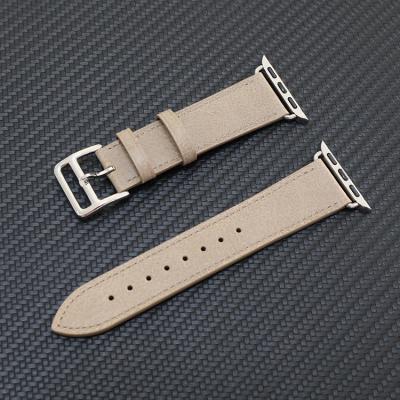 China Luxury Vintage Genuine Leather Apple Watch Band Straps For 6 5 4 3 2 1 Se 38mm 40 42mm 45mm Mm iPhone 7 Series Men Women for sale