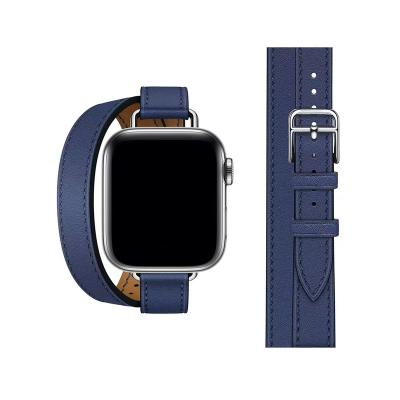 China New Arrival Luxury Genuine Leather Band For Apple Watch Band 38 40 42 44 Women Lady Girl for sale