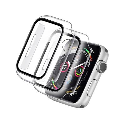 China 2021 New Arrival Plastic Smartwatch Case Cover With Screen Protector For Apple Watch 45/44/42/41/40/38MM for sale