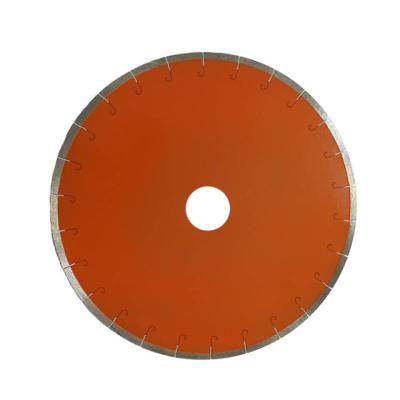 China Diamond Saw Blade Continuous Hook Slot Lower Noise Continue Rim Saw Blades For Marble 50mm-60mm for sale