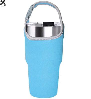 China Waterproof Eco-Friendly Custom Neoprene Can Bottle Cooler Christmas Tumbler Water Bottle Carrier Holder For Stainless Steel for sale