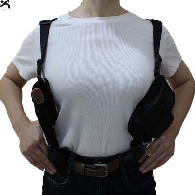 China 2020 HOT Selling Universal Adjustable Vertical Tactical Gun Shoulder Pistol Holster OEM High Quality Neoprene Nylon Fabric for sale