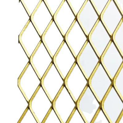 China Industrial High Quality Perforated Expanded Sheet Metal Stainless Steel Wire Expanded Mesh Plain Weave Weld Protecting Mesh Woven Silver for sale