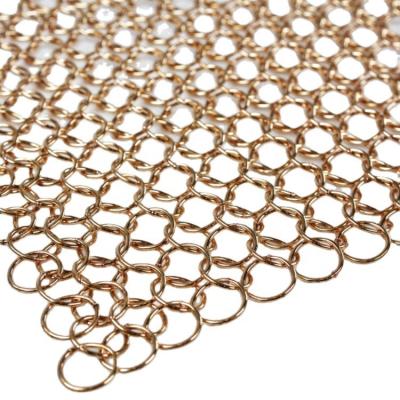 China Decorative Plain Weave Stainless Steel Rope Zoo Fence Mesh /high Strength Stainless Steel Wire Rope Handwoven Mesh for sale