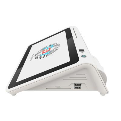 China 10 Inch Android Tablet POS Dual Screen POS With Capacitive 10 Touch Screen Points In White 1+8GB for sale