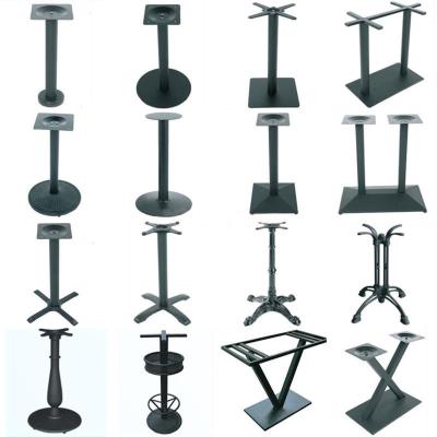 China Easy Installation Furniture Hardware Round Metal Table Legs Chair Bases for sale