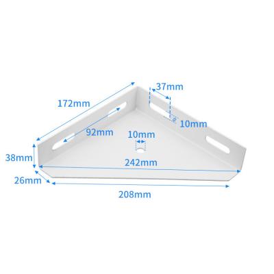 China Diamond Shape Metal Shelf Support Bed Bracket Bed Frame Furniture Connector for sale