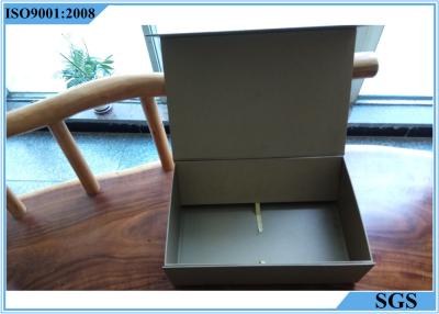 China Hard Outer Custom Cardboard Jewelry Boxes Copperboard Smooth Yellow Surface for sale