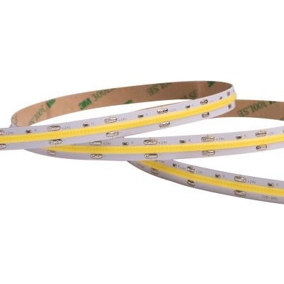 China Residential High Brightness No Dot DC12v 24v IP20 9W/M Strip 480leds Flexible Rope Light RGB Flexible Warm White COB LED Strip Residential High Brightness for sale