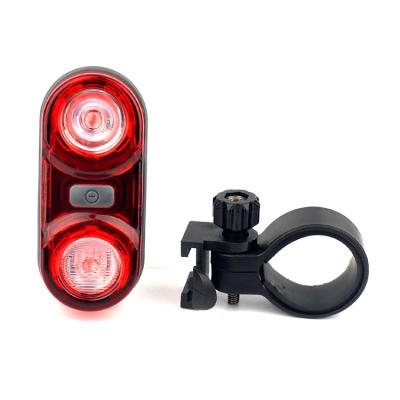 China Bicycle sport VL-8226 low price 17.5H discharge time 17.5H waterproof plastic bicycle rear rechargeable light for sale