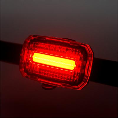 China Sport MK-8065 Battery Bike Bicycle Rear Light USB Rechargeable Waterproof Rear Lamp Taillight Waterproof Bike Light for sale