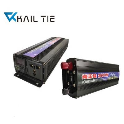 China 1500W Power Inverter , AC 48V Pure Sine Wave Car Inverter DC 12V With Wireless Remote Control 19.5cm*11.2cm*6cm for sale