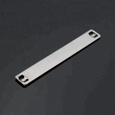 China Steel type 316 steel hardware 9.5mmx89mm plate tag and stainless steel cable marker name tag strips plate for sale