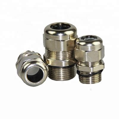 China Waterproof Nickel Plated Brass Electrical IP68 M20 Cable Gland for sale