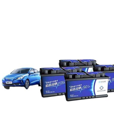 China 2020 new lead acid hybrid battery car 92Ah crystal car 12v battery jump 353*175*190mm for sale