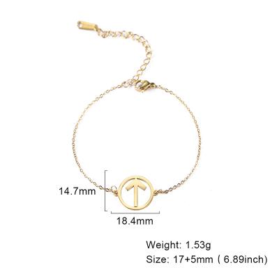 China Stainless Steel 2019 Amulets Viking Jewelry Magic Stainless Steel Runes Bracelet Men's Pendants for sale