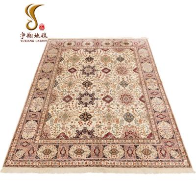 China Yuxiang CLASSIC 9*12 Soft and Comfortable Pi Decoration Handmade Rugs Turkey Spun Silk Persian Blanket for sale