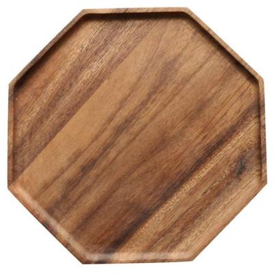 China 100% Handmade Custom Wooden Irregular Shaped Cookie Tray Fruit Platter Porcelain Wooden Food Trays for sale